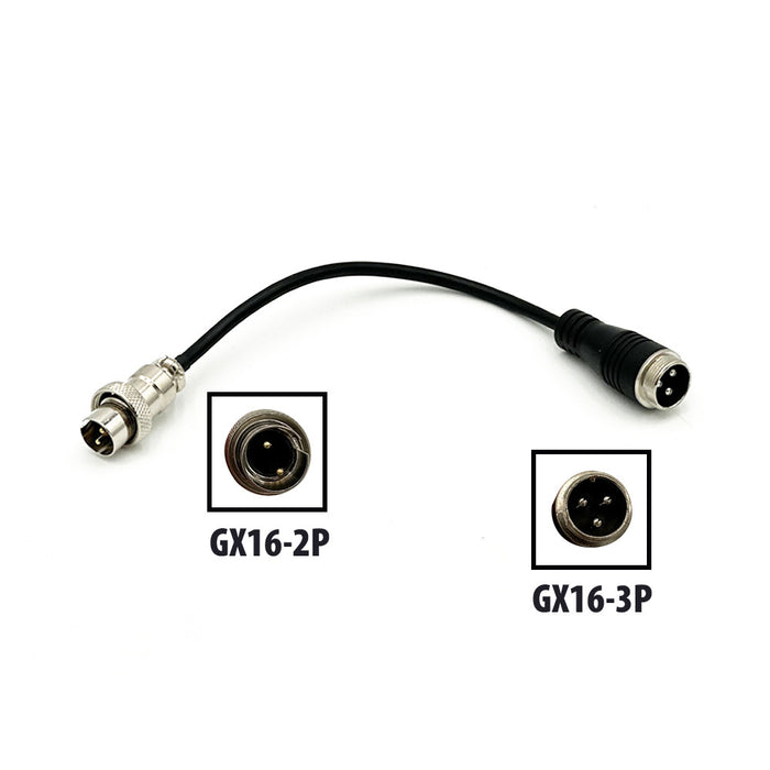 Adaptateur chargeur tous modèles (GX16 3P - GX16 2P Nami)