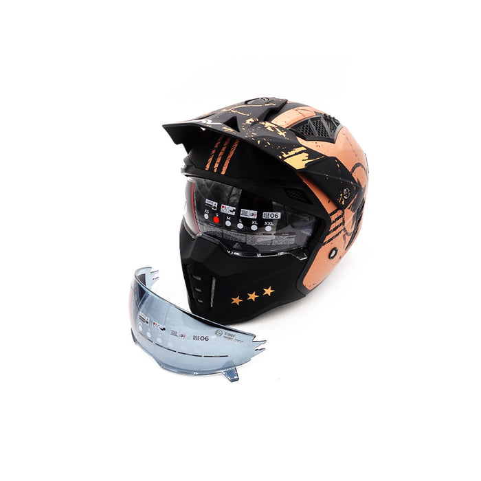 Casque street FRV Hero Gold (taille S à XL) (M)