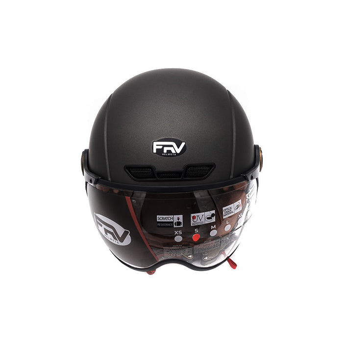Casque JET  Gris graphite Mat (taille XS à XXL) (XXL)