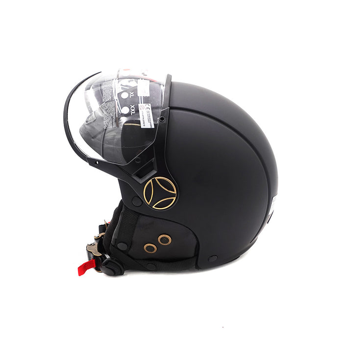 Casque JET  noir mat (taille XS à XXL) (XXL)