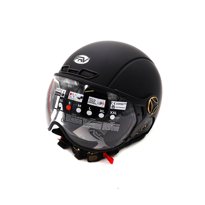 Casque JET  noir mat (taille XS à XXL) (XXL)