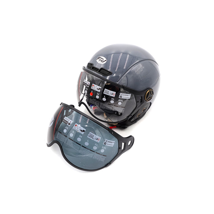 Casque JET FRV Gris (taille S à XL) (L)