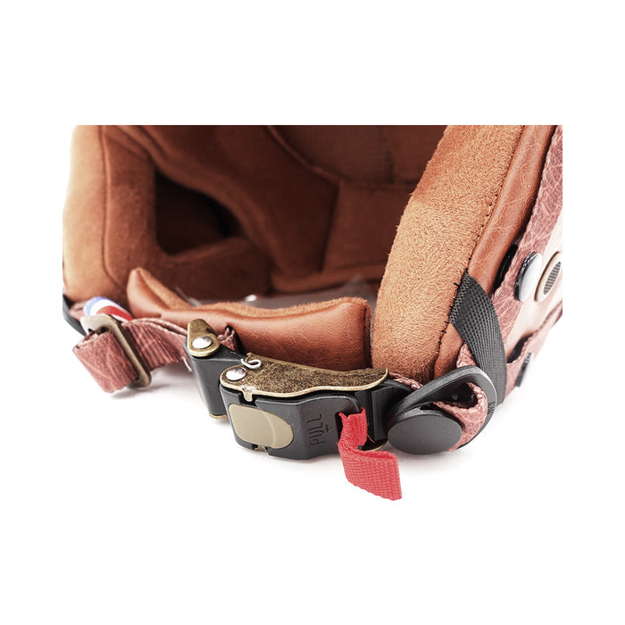 Casque JET  bordeaux mat (taille XS à XXL) (XS)