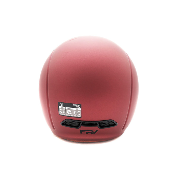Casque JET  bordeaux mat (taille XS à XXL) (XS)