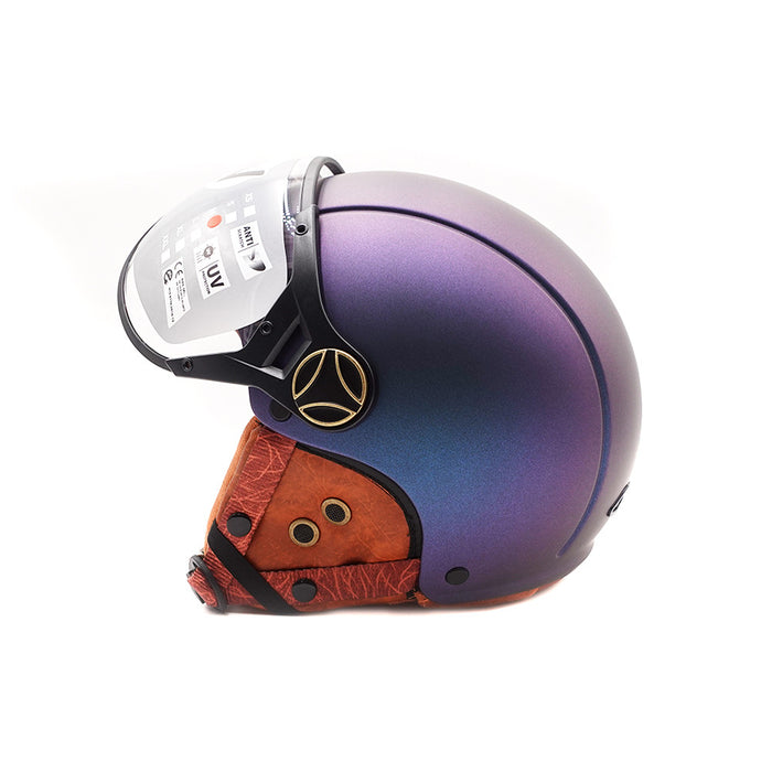 Casque JET  bleu mat caméléon (taille XS à XXL) (XS)