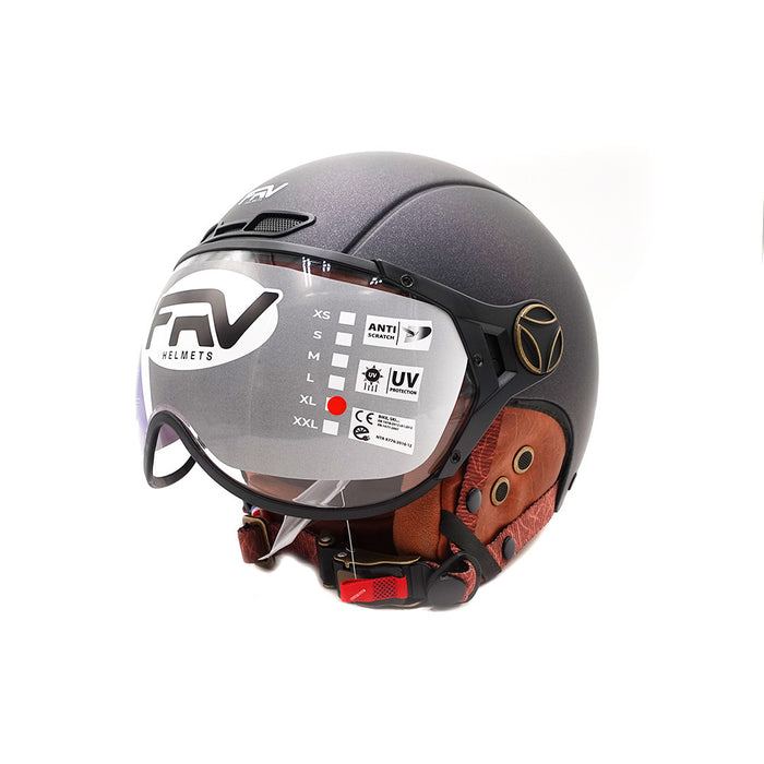 Casque JET  vert mat caméléon (taille XS à XXL) (XL)