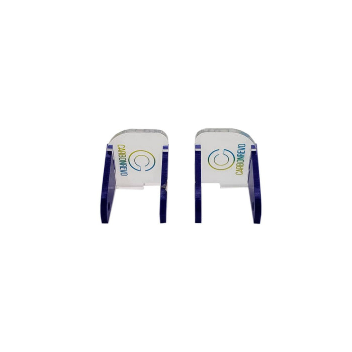 CARBON REVO CACHE POUR LED AVANT BLUE -  1 PAIRE - DUALTRON RAPTOR/1/2/ULTRA - SteedyTrott.com