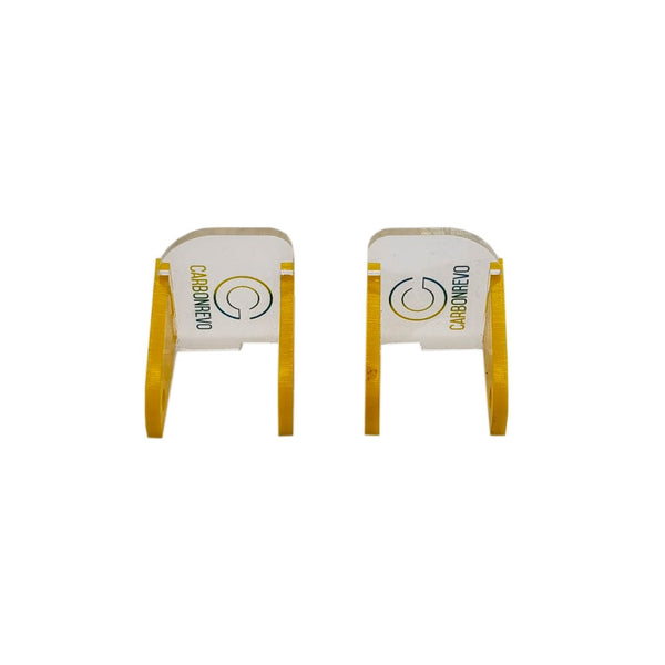 CARBON REVO CACHE POUR LED AVANT JAUNE -  1 PAIRE - DUALTRON RAPTOR/1/2/ULTRA - SteedyTrott.com