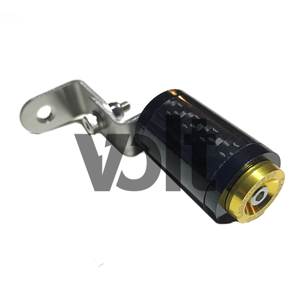 CARBON REVO SUPPORT DE FEUX ARRIÈRE JAUNE - 1 PAIRE - UNIVERSEL - SteedyTrott.com