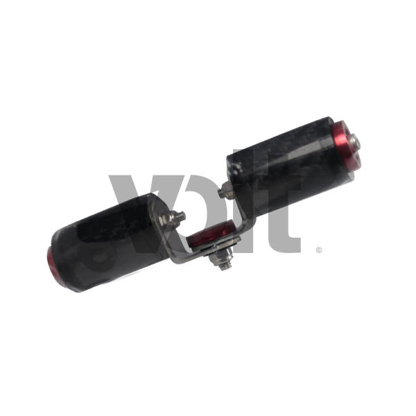 CARBON REVO SUPPORT DE PHARE GUIDON (PAIRE) - NINEBOT - SteedyTrott.com