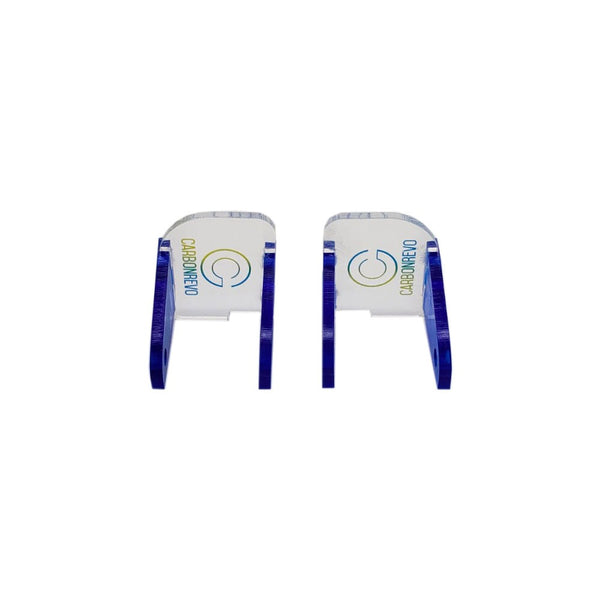CARBONREVO CACHE LED AVANT BLEU TRANSLUCIDE - PAIRE - DUALTRON RAPTOR/1/2/ULTRA - SteedyTrott.com