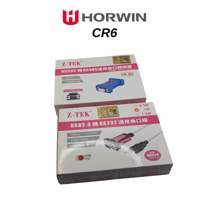 CR6 | OUTIL DE CONTRÔLE DE SON / CÂBLE USB 2.0/RS232 et RS232/RS485 - SteedyTrott.com