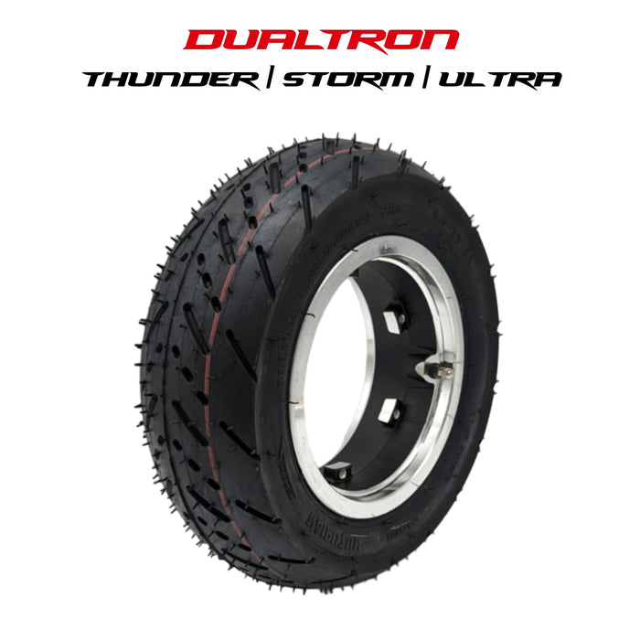 DUALTRON THUNDER 1/2 & STORM & ULTRA & ALIEN | JANTE AVANT/AR AVEC PNEU (ANTI-CREVAISON) - SteedyTrott.com