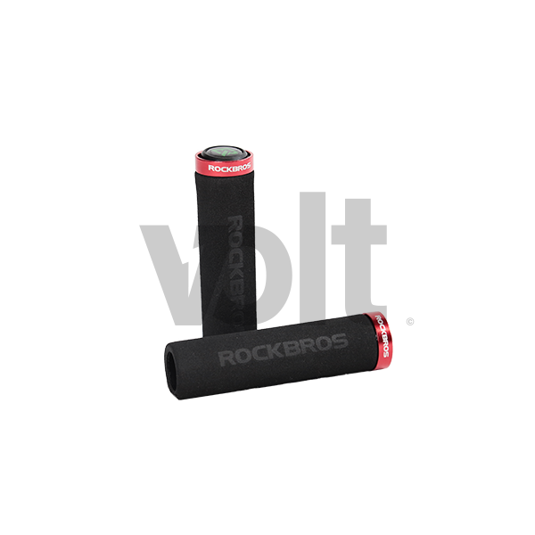 ROCKBROS POIGNEES MOUSSE (PAIRE) NOIRES - SteedyTrott.com