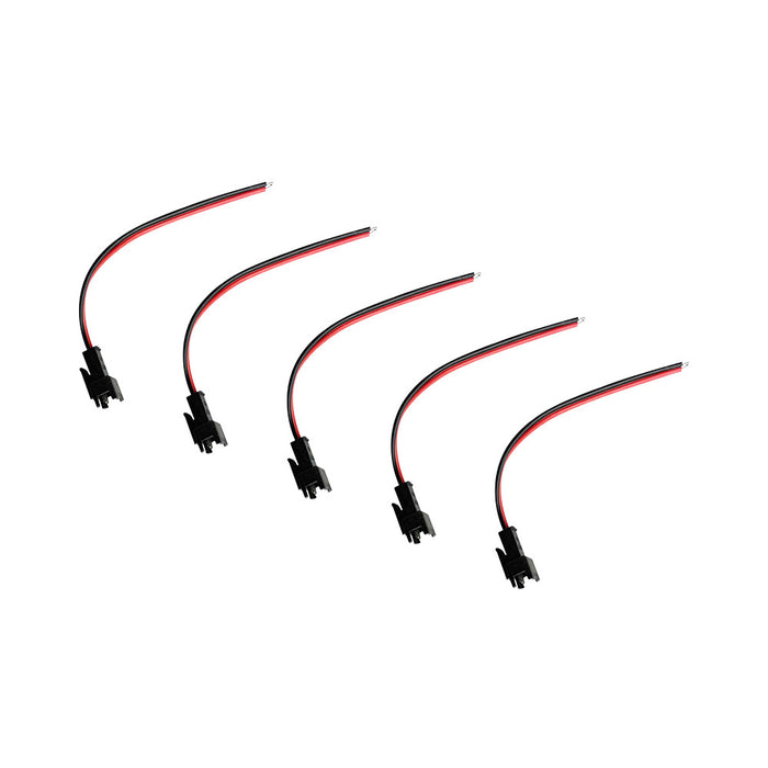 Câble prise JST 2 pin mâle x5pcs
