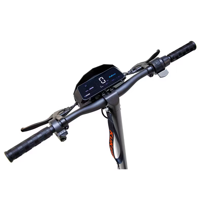 Écran LCD et commandes au guidon Kukirin G2 - SteedyTrott.com