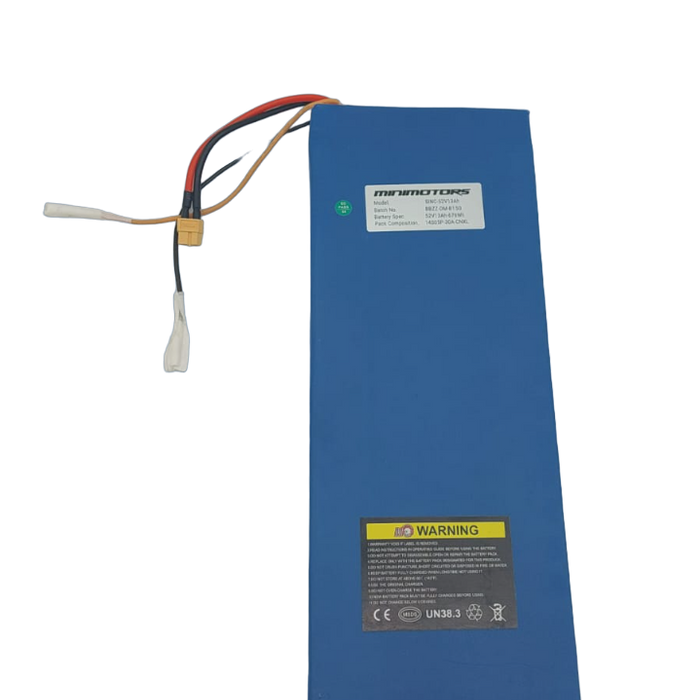 BATTERIE 52V13AH 2600/5P14S | DUALTRON AMINIA SINGLE MOTOR