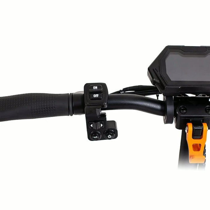 Commandes multifonctions du guidon Kukirin G2 Pro, phare et klaxon - SteedyTrott.com