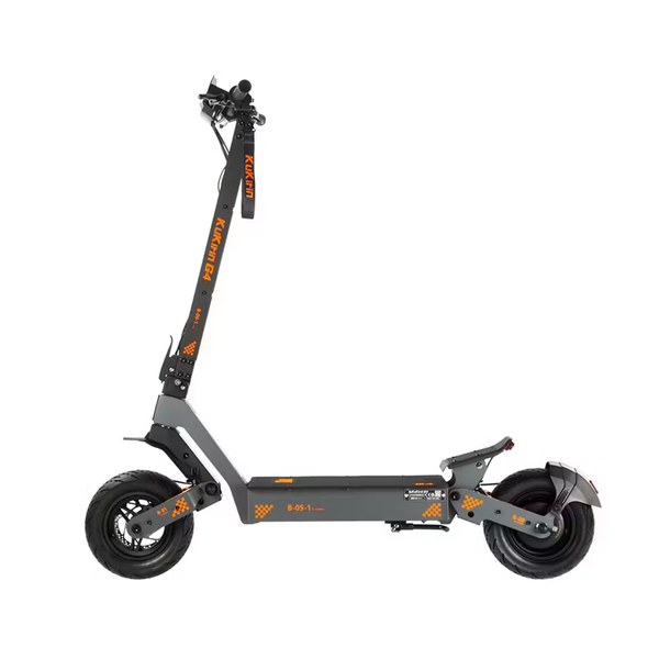 Trottinette électrique Kukirin G4 grise et orange - SteedyTrott.com