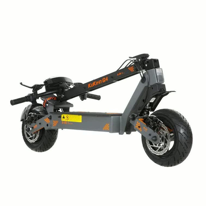 Kukirin G4 pliée, tige rabattue pour le transport - SteedyTrott.com