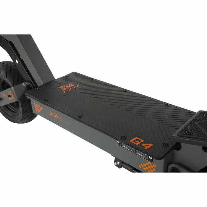 Plateau antidérapant XXL de la Kukirin G4 - SteedyTrott.com