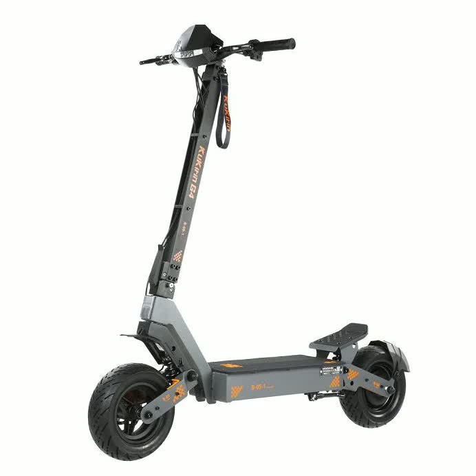 Trottinette électrique Kukirin G4 grise et orange - SteedyTrott.com