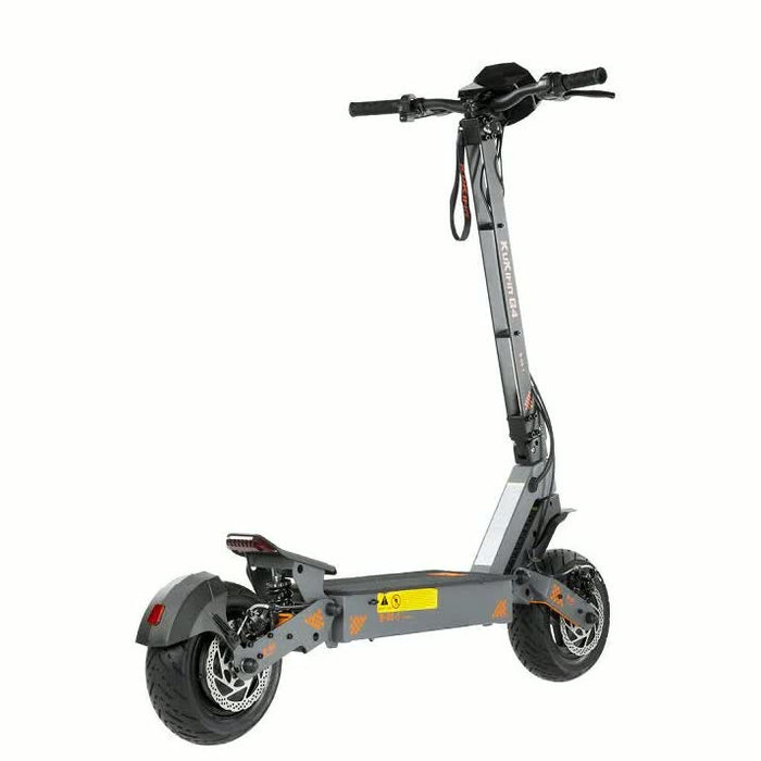 Trottinette électrique Kukirin G4 grise et orange - SteedyTrott.com