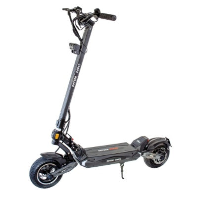 Trottinette électrique Odyssr Rodéo Mono 52V 18Ah noire de profil - SteedyTrott.com